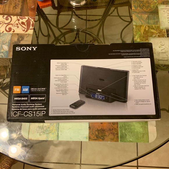 Sony Media Sony Speaker Dock Clock Radio For Ipod And Iphone Poshmark